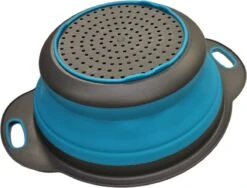 Merkloos Inklapbare Vergiet - Opvouwbaar - Groot - Blauw - Siliconen -Campingwinkels 1200x912 2