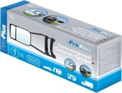 PROPLUS Pro Plus Caravanspiegel - Duo - 23 Cm - Universeel Voor Links En Rechts - Zwart -Campingwinkels 1200x914