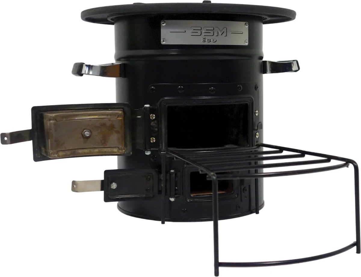 Dutch Rocket Stove - Rocket Stove - Kooktoestel Op Houtvuur - Met Draagtas - Dutch Oven 1 Dutch Rocket Stove - Rocket Stove - Kooktoestel Op Houtvuur - Met Draagtas - Dutch Oven