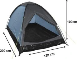 Orange85 Tent - 1 Persoons - Festivaltent - Blauw - Glow In The Dark - 200x120x100 Cm - Polyester -Campingwinkels 1200x925 1