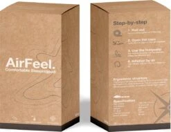 AirFeel Opblaasbaar Slaapmatje - Ingebouwde Pomp En Kussen - Lichtgewicht - 196 X 60 X 6cm - Gray -Campingwinkels 1200x928 4