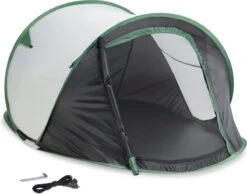 JEMIDI Tweepersoons Pop-up Tent - Opgooitent, Werptent Voor 2 Personen - Ideaal Als Festivaltent Of Kampeertent - Verschillende Kleuren -Campingwinkels 1200x942 4
