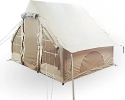 Opblaasbare Vier Persoons Tent Beige 300x200x210 Cm -Campingwinkels 1200x960 9