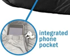 HikeMeister Mummy Slaapzak 1600 Gram - Kamperen - Zwart - Ca. 220 X 80 Cm - Met Binnenzak - Comfortzone: 0-15 Graden - Draagtas -Campingwinkels 1200x964 1