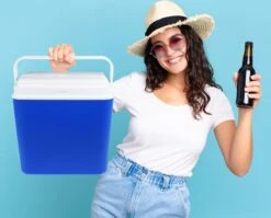 Niceey Thermo Elektrische Koelbox - 24 Liter - Koelbox Elektrisch 12v 230 Volt - Coolbox - Koelt & Verwarmt - Blauw -Campingwinkels 1200x966 7