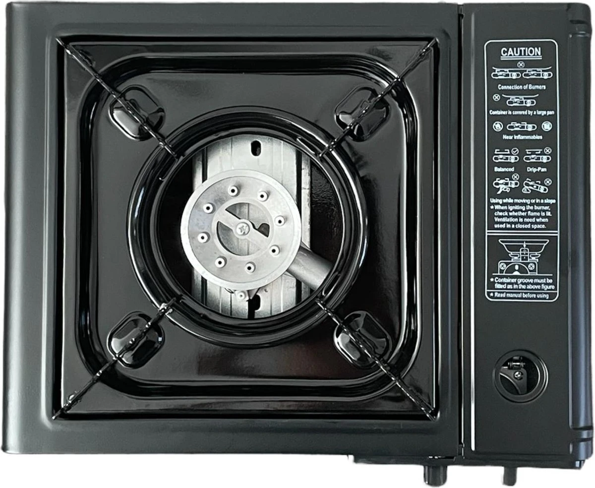 Draagbaar Camping Kookstel 1-Pits - Kooktoestel Kampeer Kookstel - Gasstel Gasfornuis Gaspit - Gas Kookplaat 5 Draagbaar Camping Kookstel 1-Pits - Kooktoestel Kampeer Kookstel - Gasstel Gasfornuis Gaspit - Gas Kookplaat - Image 5