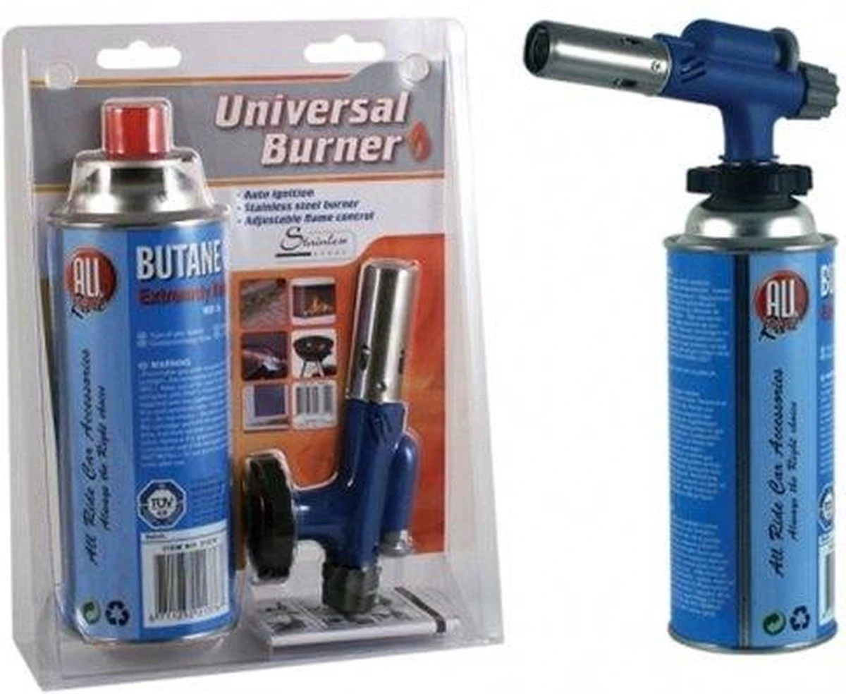 Merkloos Gasbrander + Gasbus Camping Vuur 227 Gram 4 Merkloos Gasbrander + Gasbus Camping Vuur 227 Gram - Afbeelding 4