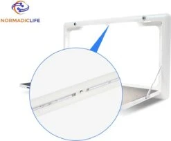 Merkloos NormadicLife® - Outdoor – Opklapbare Tafel - Eettafel – Tafel Voor Buitenkeuken - Caravan – Camper – Picknicktafel - Ingebouwd Ledlicht – Wit -Campingwinkels 1200x993 1