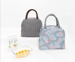 Lunchtas - Koeltas - Schooltas - Leuke Vrolijke Picknicktas - Kinderen & Volwassenen - Zwart/Wit -Campingwinkels 1200x995 7