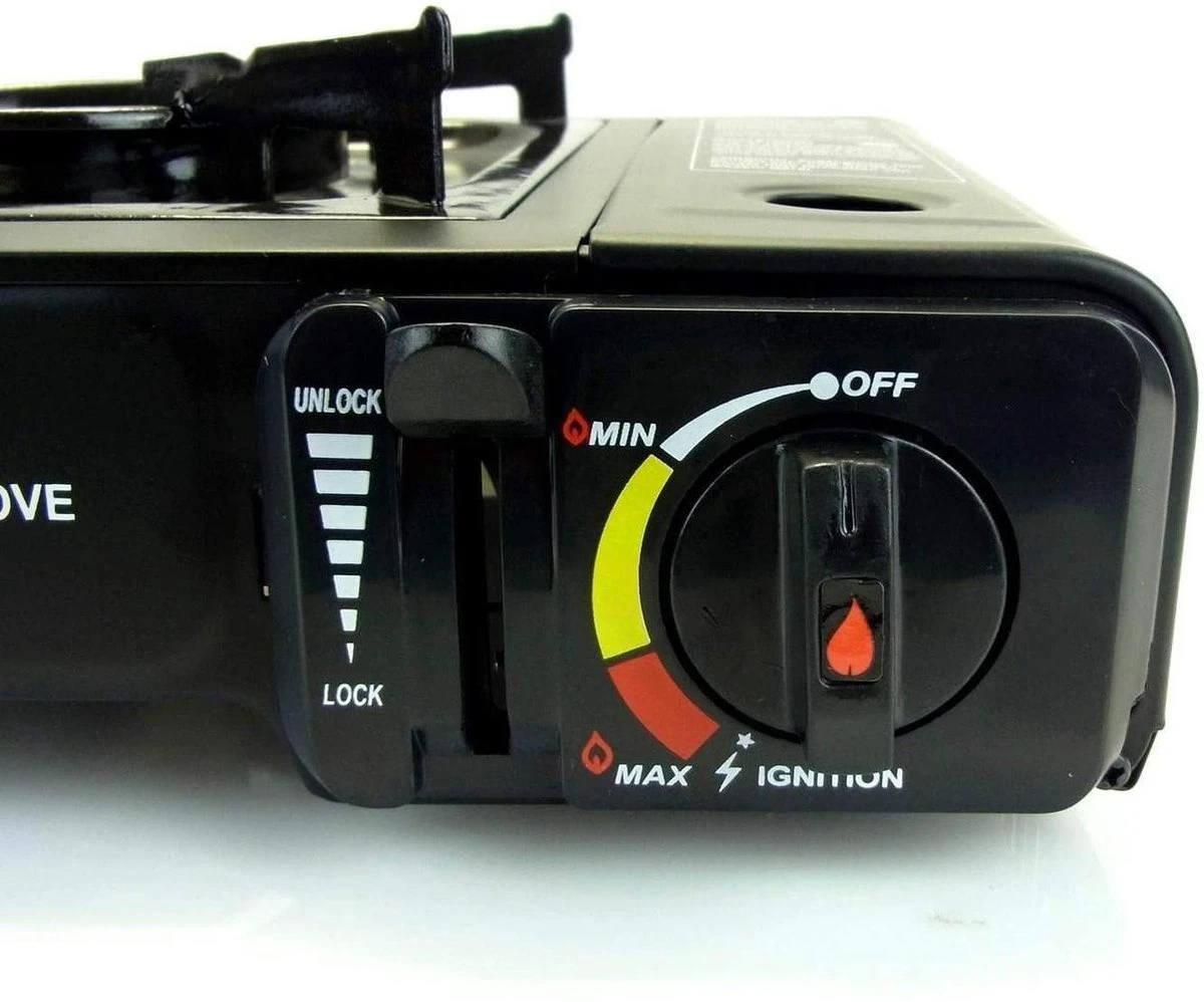 Camping Kooktoestel Op Gas - 1-pits - Inclusief Opbergkoffer 7 Camping Kooktoestel Op Gas - 1-pits - Inclusief Opbergkoffer - Image 7