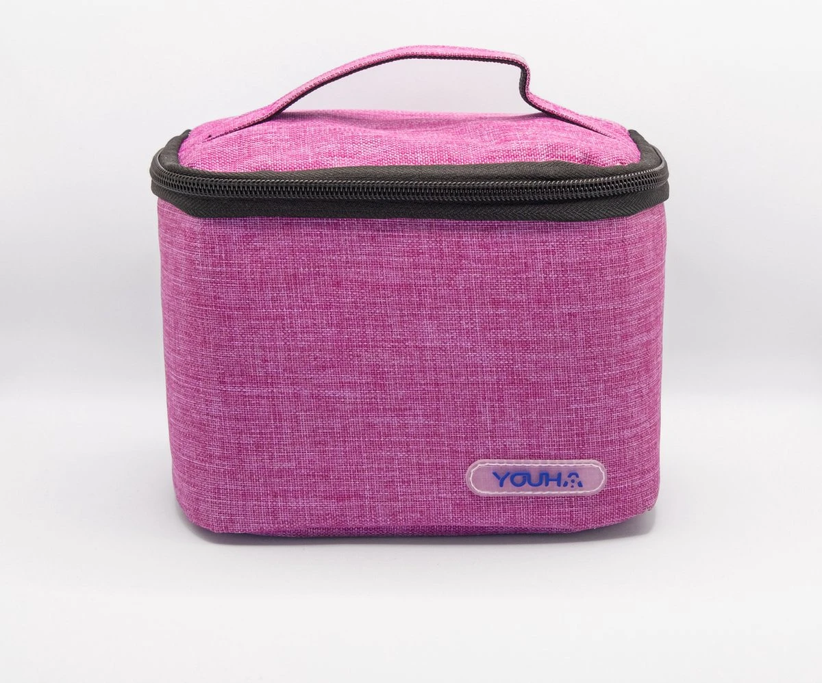 Youha® Koeltas Met Koelelement - Babymelk Koelen - Moderne Moedermelk Tas - Babymelk Koud Houden - Handig Draadbaar - Kleur: Roze/Paars 6 Youha® Koeltas Met Koelelement - Babymelk Koelen - Moderne Moedermelk Tas - Babymelk Koud Houden - Handig Draadbaar - Kleur: Roze/Paars - Image 6