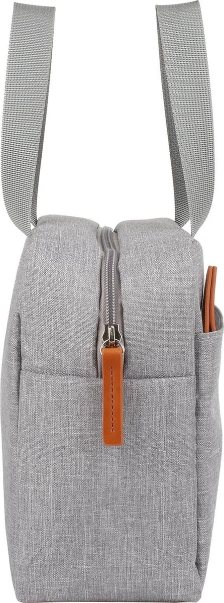 Brisby 4 Laags Geïsoleerde Koeltas - Lunchtas 4 Liter - Lichtgrijs 2 Brisby 4 Laags Geïsoleerde Koeltas - Lunchtas 4 Liter - Lichtgrijs - Image 2