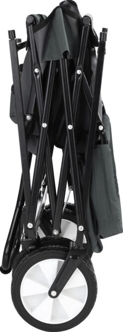 Monzana Bolderkar Opvouwbaar - 100 Liter - Met Afneembaar Dak Grijs -Campingwinkels 447x1200