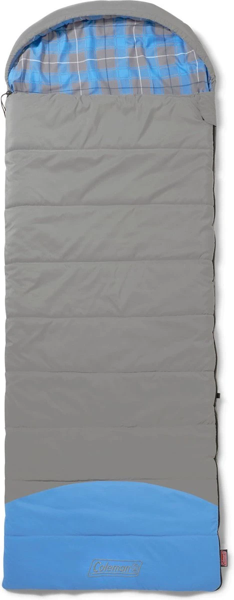 Coleman Basalt Single Slaapzak - 225 X 80 Cm - Grijs/blauw - Extra Lang 2 Coleman Basalt Single Slaapzak - 225 X 80 Cm - Grijs/blauw - Extra Lang - Afbeelding 2