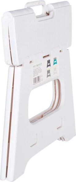 Splendole Opstapje Inklapbaar Caravanopstapje - Opvouwbaar - 120 Kg - 27 Cm Krukje Wit -Campingwinkels 502x1200 7