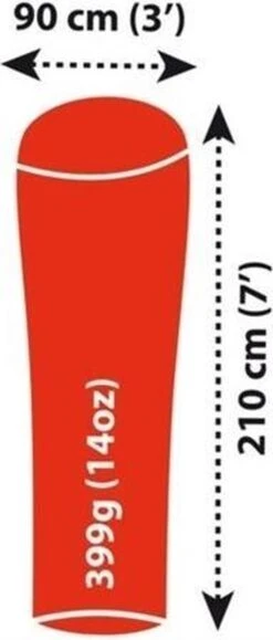 Sea To Summit - Reactor Extreme Thermolite® Mummy Liner - Lakenzak - Extra Verwarmend - Rood -Campingwinkels 512x1200