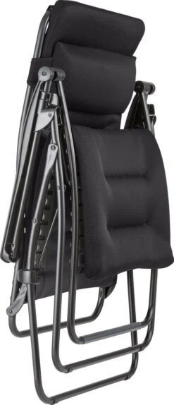 Lafuma RSX XL Clip Air Comfort - Relaxstoel - Verstelbaar - Inklapbaar - Zero Gravity - Acier -Campingwinkels 516x1200
