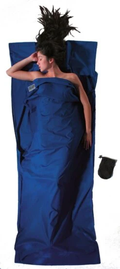 Cocoon TravelSheet - Lakenzak - Katoen - Ultramarine Blue -Campingwinkels 538x1200 1