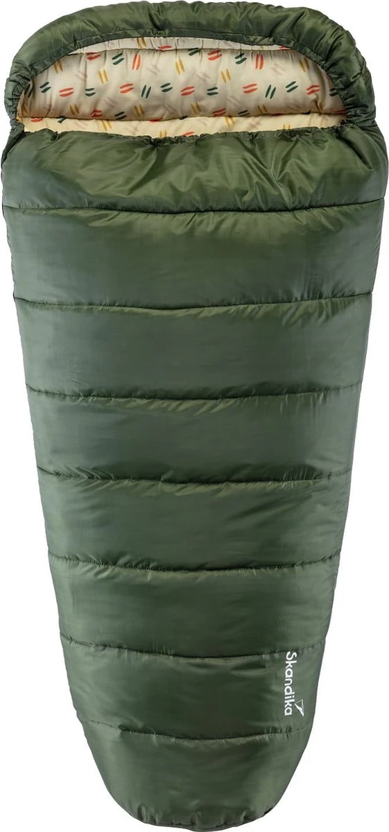 Skandika Vegas-R XXL Slaapzak - Mummieslaapzakken – Slaapzakken Volwassen – Maat XXL – Mummie Slaapzak - Unisex - Katoen, Luxe Kwaliteit, Koppelbaar, 3 Seizoenen, 220 X 110 Cm, -12° Tot -15°C, Outdoor Kampeerslaapzak – Ritssluiting Rechts - Groen 2 Skandika Vegas-R XXL Slaapzak - Mummieslaapzakken – Slaapzakken Volwassen – Maat XXL – Mummie Slaapzak - Unisex - Katoen, Luxe Kwaliteit, Koppelbaar, 3 Seizoenen, 220 X 110 Cm, -12° Tot -15°C, Outdoor Kampeerslaapzak – Ritssluiting Rechts - Groen - Afbeelding 2
