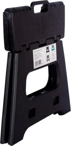 Splendole Opstapje Inklapbaar Caravanopstapje - Opvouwbaar - 120 Kg - 27 Cm Krukje Zwart -Campingwinkels 583x1200 1