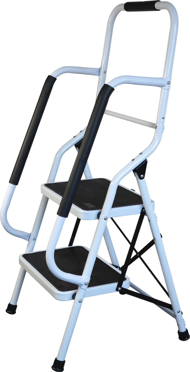 Aidapt Opstapkruk Met Leuning - 2 Treden 3 Aidapt Opstapkruk Met Leuning - 2 Treden - Image 3