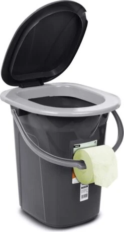 Campingtoilet 19L Mobiele Toiletemmer Reistoilet Toiletemmer Toilet Mobiele Camping Antraciet 9 Campingtoilet 19L Mobiele Toiletemmer Reistoilet Toiletemmer Toilet Mobiele Camping Antraciet -Campingwinkels 642x1200