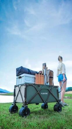 Flextail Gear Bolderkar Opvouwbaar Ezy Wagon - Tot 100KG - Wielen Loskoppelbaar - Zwart -Campingwinkels 674x1200 10