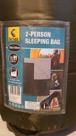 Froyak - 2-persoons Slaapzak XXL Groen 225 X 150 Cm - 2 Persoons Slaapzak Envelop Model Extra Large 10 Froyak - 2-persoons Slaapzak XXL Groen 225 X 150 Cm - 2 Persoons Slaapzak Envelop Model Extra Large -Campingwinkels 674x1200 6