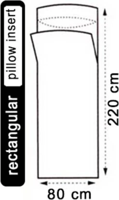 LOWLAND OUTDOOR® LAKENZAK - 100% KATOEN - RECHT MODEL - 220X80 CM - 350GR -Campingwinkels 716x1200