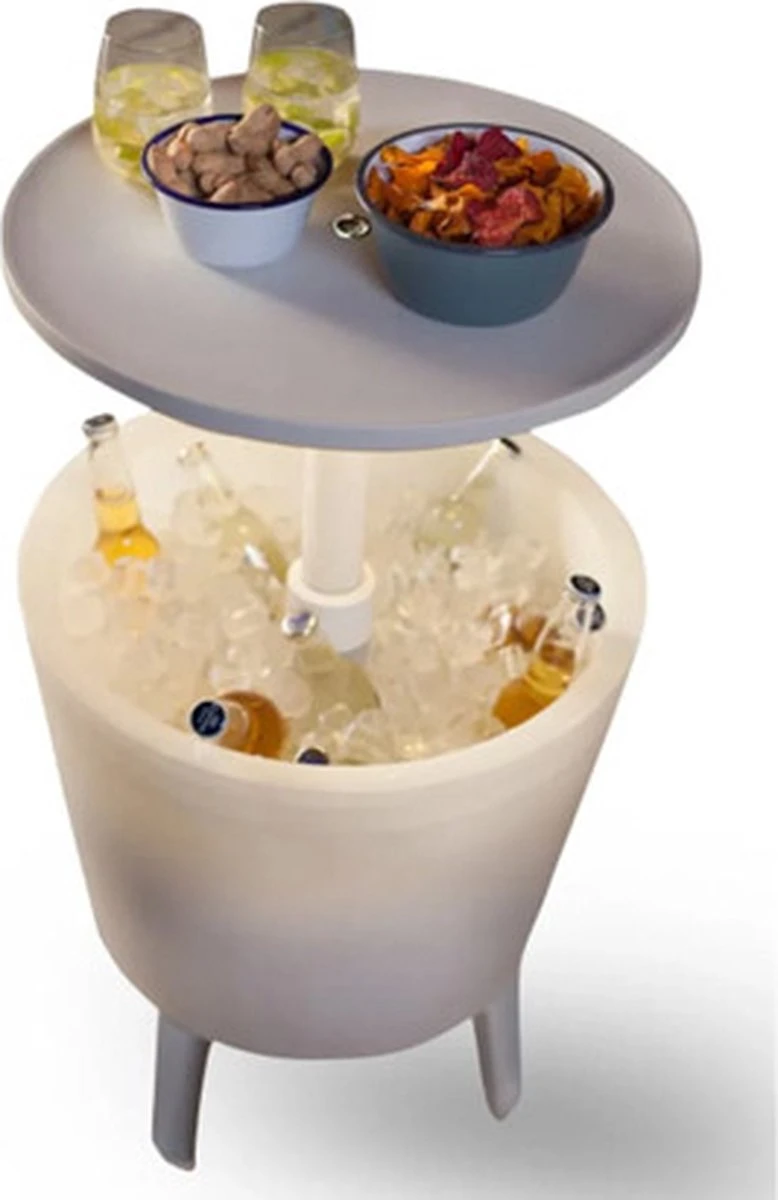 Keter Coolbar Partytafel – Lichtgevend - 49,5x49,5x57cm - Wit 7 Keter Coolbar Partytafel – Lichtgevend - 49,5x49,5x57cm - Wit - Image 7
