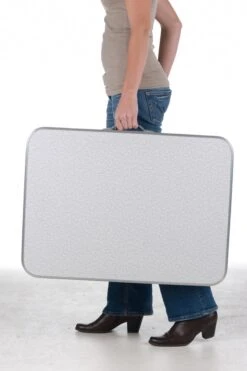 Merkloos Campingtafel - Opklapbaar - 75 X 55 X 70 Cm - Compact - Met Handvat -Campingwinkels 798x1200