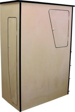 Camper Keuken MDF - Linkerkant EU - Inclusief Kledingstang + Wijnrek - Onbewerkt - Inbouw Kasten Inrichting Kampeerauto Caravan -Campingwinkels 812x1200