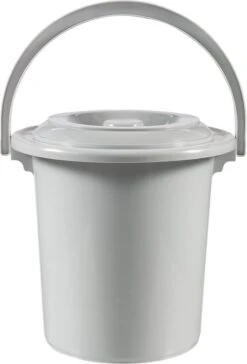 Curver Toiletemmer Met Deksel - 10L - 31 Cm - Lichtgrijs -Campingwinkels 814x1200 4