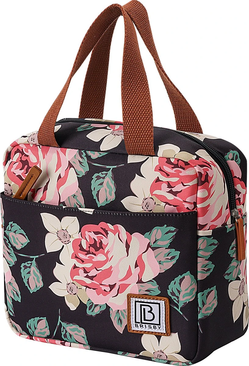 Brisby 4 Laags Geïsoleerde Koeltas - Lunchtas 4 Liter - Bloemetjes 2 Brisby 4 Laags Geïsoleerde Koeltas - Lunchtas 4 Liter - Bloemetjes - Image 2