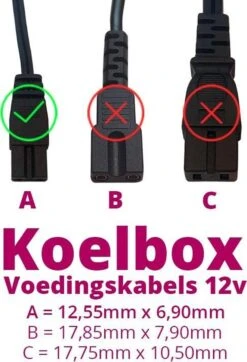 Merkloos Koelboxkabel 12V Voedingskabel Koelbox - 2 Meter -Campingwinkels 819x1200 2