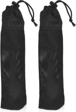 Navaris 2x Spork Titanium Campingbestek - Vork, Mes En Lepel In één - Bestek Voor Onderweg En Op Reis - Lichtgewicht - Inclusief Bewaarzakje -Campingwinkels 820x1200 1