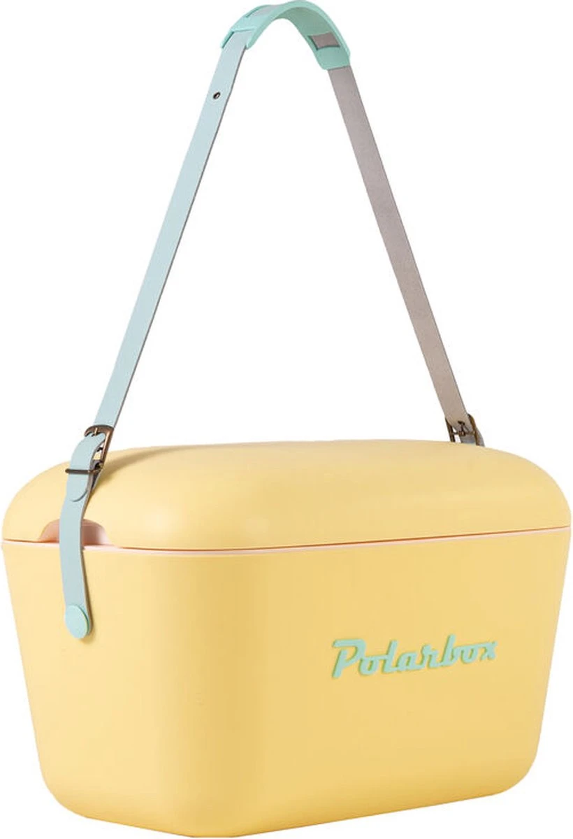 Merkloos Polarbox - Koelbox - Met Schouderband - Geel - 20 Liter - 45x30x(H)27cm 6 Merkloos Polarbox - Koelbox - Met Schouderband - Geel - 20 Liter - 45x30x(H)27cm - Image 6