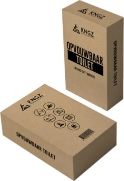 KNGZ Outdoor Gear – Camping Toilet – Nieuw Model – Biologisch Afbreekbare Zakjes – Opvouwbare Camping Toilet Met Deksel – Camping Toilet Hoge Zit – Draagbare WC Emmer Volwassen – Draagbaar Mobiel Potje – Nachtemmer – Opvouwbaar Toilet – Kamperen -Campingwinkels 821x1200 1