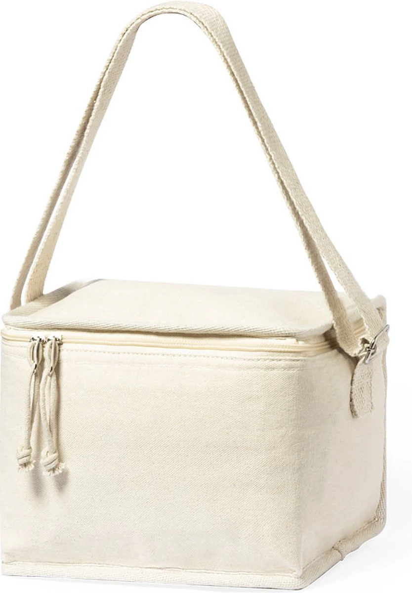 Merkloos Koeltas - Lunchtas - Koeltasje Lunch - Koelelementen - Isolatie - Volwassenen - Dames - Heren - 17 X 22 Cm - Katoen - Gebroken Wit 1 Merkloos Koeltas - Lunchtas - Koeltasje Lunch - Koelelementen - Isolatie - Volwassenen - Dames - Heren - 17 X 22 Cm - Katoen - Gebroken Wit