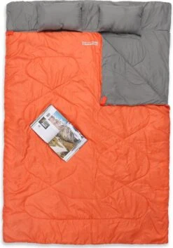 Where Tomorrow Double Slaapzak 220 X 150 Cm Diverse Kleuren - Oranje -Campingwinkels 839x1200 1