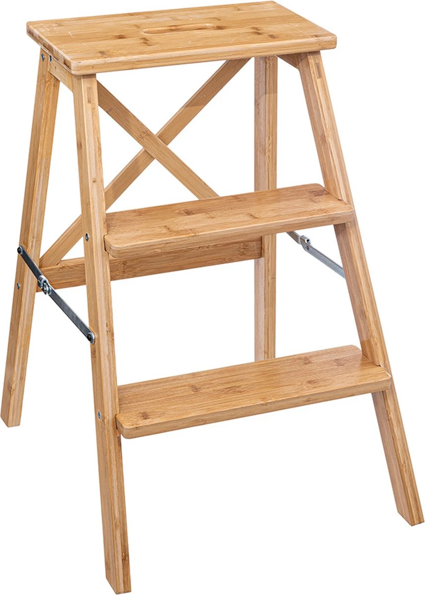 Merkloos Eazy Living Bamboe Opstapje Gautier 1 Merkloos Eazy Living Bamboe Opstapje Gautier