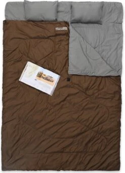 Where Tomorrow Double Slaapzak 220 X 150 Cm Diverse Kleuren - Bruin -Campingwinkels 865x1200 1