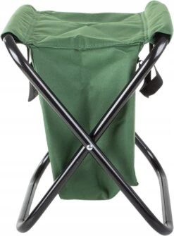 Viskrukje - Visserstoel - Campingstoel - Toeristen Visstoel - Reiskruk - Zak Met Ritssluiting - Opvouwbaar - Draagbaar - 26 CM - Rheme -Campingwinkels 885x1200