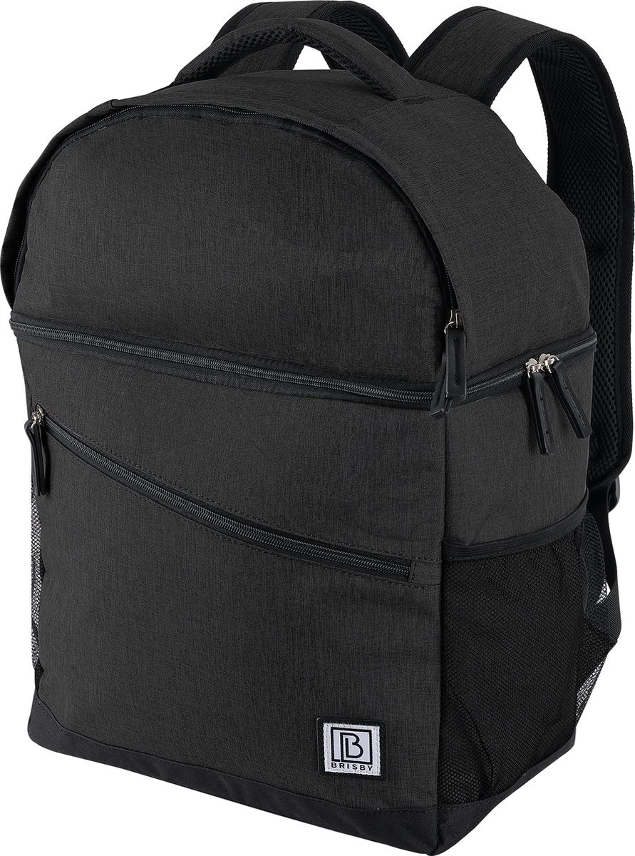 Brisby 4 Laags Geïsoleerde Koeltas Rugzak - 25 Liter - Met Handige Vakken Voor Bestek En Essentials - Waterafstotend Materiaal - Zwart 11 Brisby 4 Laags Geïsoleerde Koeltas Rugzak - 25 Liter - Met Handige Vakken Voor Bestek En Essentials - Waterafstotend Materiaal - Zwart - Image 11