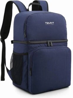 Koeltas Rugzak (28L) - 16 Blikjes - Lunchtas Voor Dames En Heren - Picknicktas - Blauw -Campingwinkels 895x1200 3