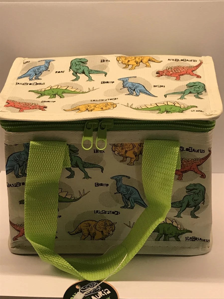 Kleine Lunch/sixpack Koeltas - Dinosaurus Print - 21 X 16 Cm - 4,7 L 9 Kleine Lunch/sixpack Koeltas - Dinosaurus Print - 21 X 16 Cm - 4,7 L - Image 9
