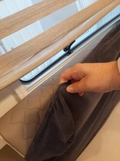 Bankhoes Voor Camper / Mobilhome / Caravan Carré Stretch Badstofhoes Per Stuk Kleur Antraciet Universeel Model -Campingwinkels 900x1200 3