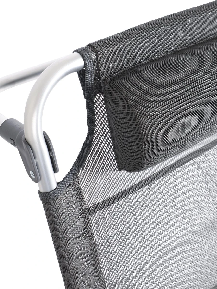 Bo-Camp Beach Chair - Monaco - Aluminium - Grijs 12 Bo-Camp Beach Chair - Monaco - Aluminium - Grijs - Afbeelding 12