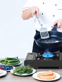 Camping Kooktoestel - Draagbaar Gasfornuis - Incl. 2x Gasflessen En Koffer -Campingwinkels 908x1200 5