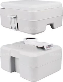 SeaFlo Portable Toilet - Meeneembaar Toilet - Draagbaar Toilet - Chemisch Toilet 20liter - Camping Toilet 20l - WC -Campingwinkels 922x1200